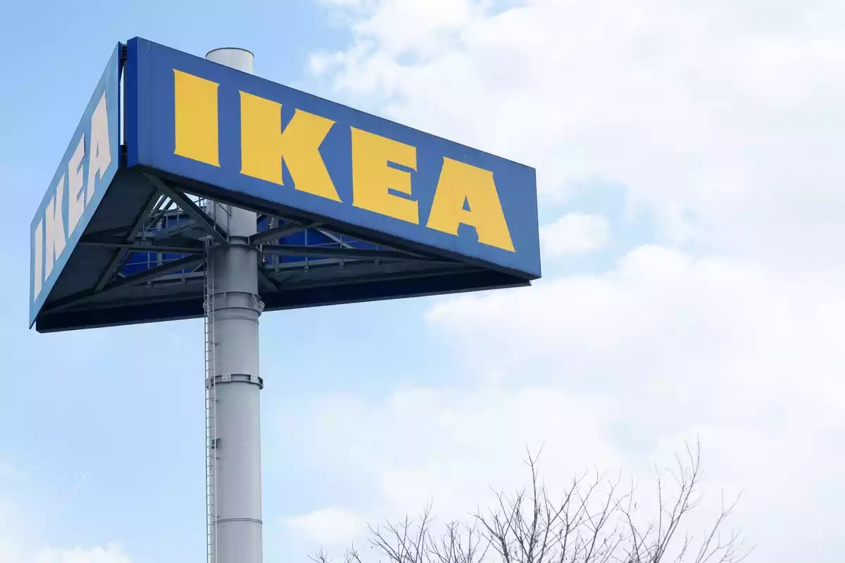Imagen de archivo de un cartel de IKEA