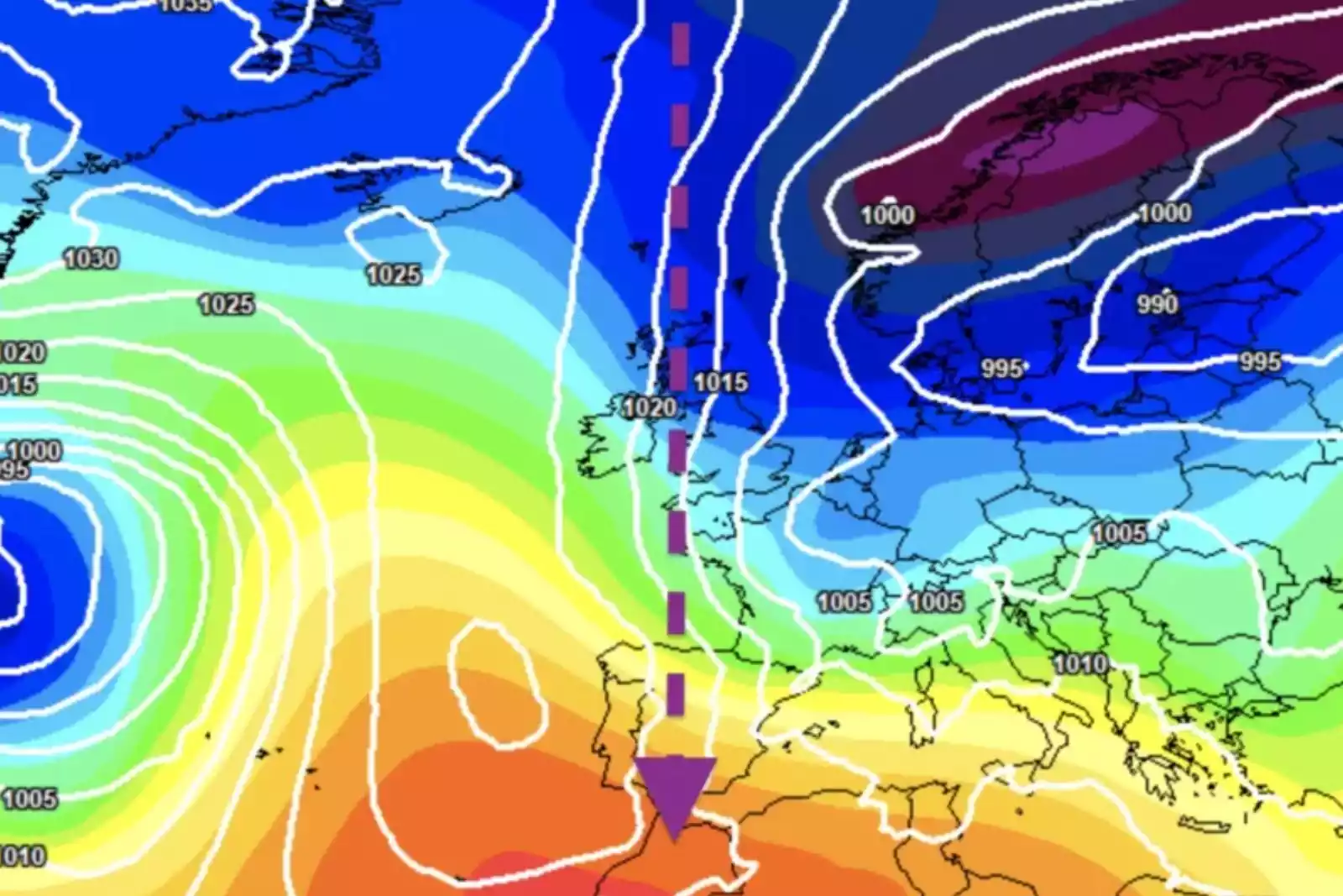 Predicción del tiempo: un nuevo zarpazo amenaza el fin de semana en España