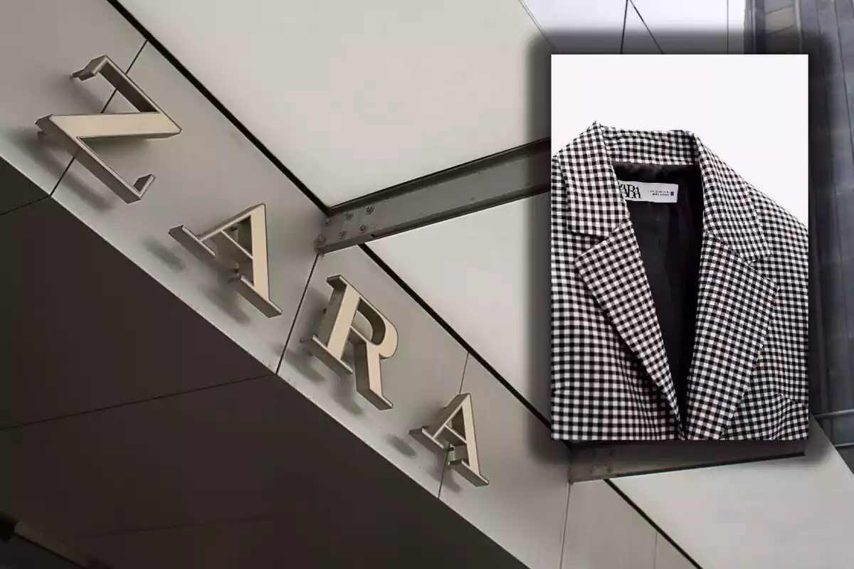 Tienda Zara y su blazer