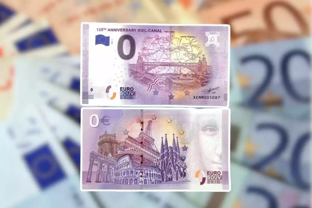 El billete de cero euros existe, es completamente legal y cuesta 2,5 euros